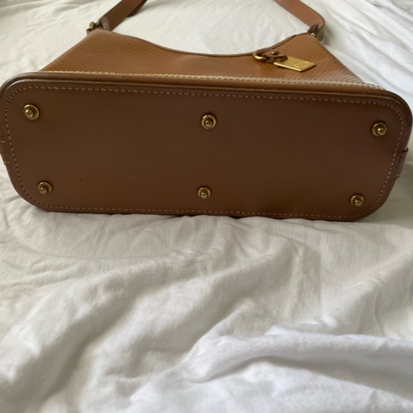 Dooney & Bourne bucket satchel bag in camel - Picture 4 of 6